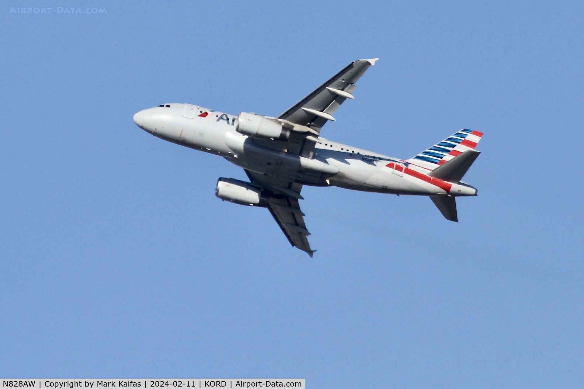N828AW, 2001 Airbus A319-132 C/N 1552, A319 American Airlines AIRBUS INDUSTRIE A319-112 N828AW AAL1026 ORD-DTW