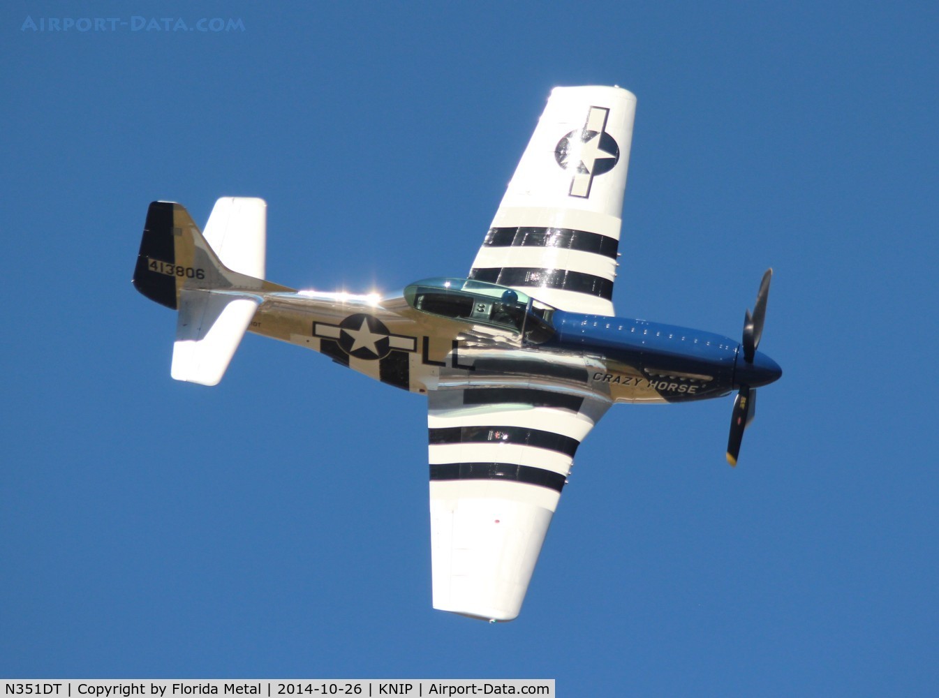 N351DT, 1944 North American P-51D Mustang C/N 122-41042, P-51D Crazy Horse 2 zx