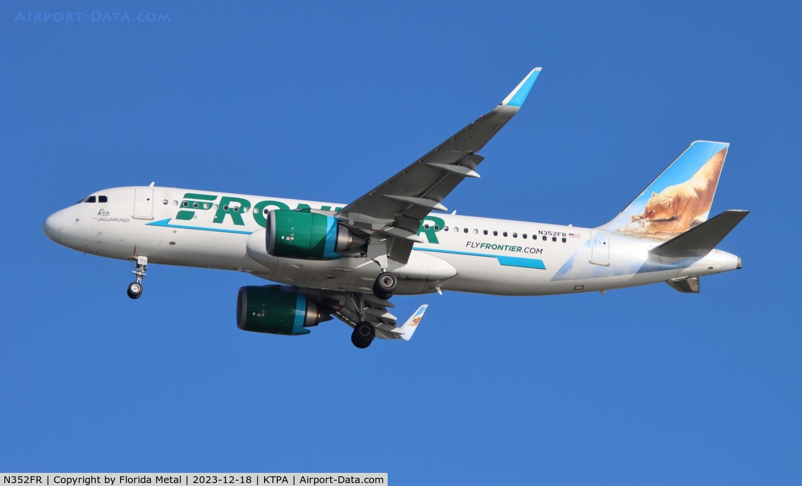 N352FR, 2019 Airbus A320-251N C/N 8976, FFT A32N Rio zx BWI-TPA