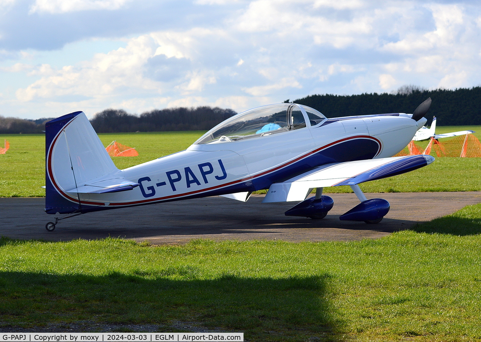 G-PAPJ, 2018 Vans RV-8 C/N LAA 303-15240, Vans RV-8 at White Waltham.