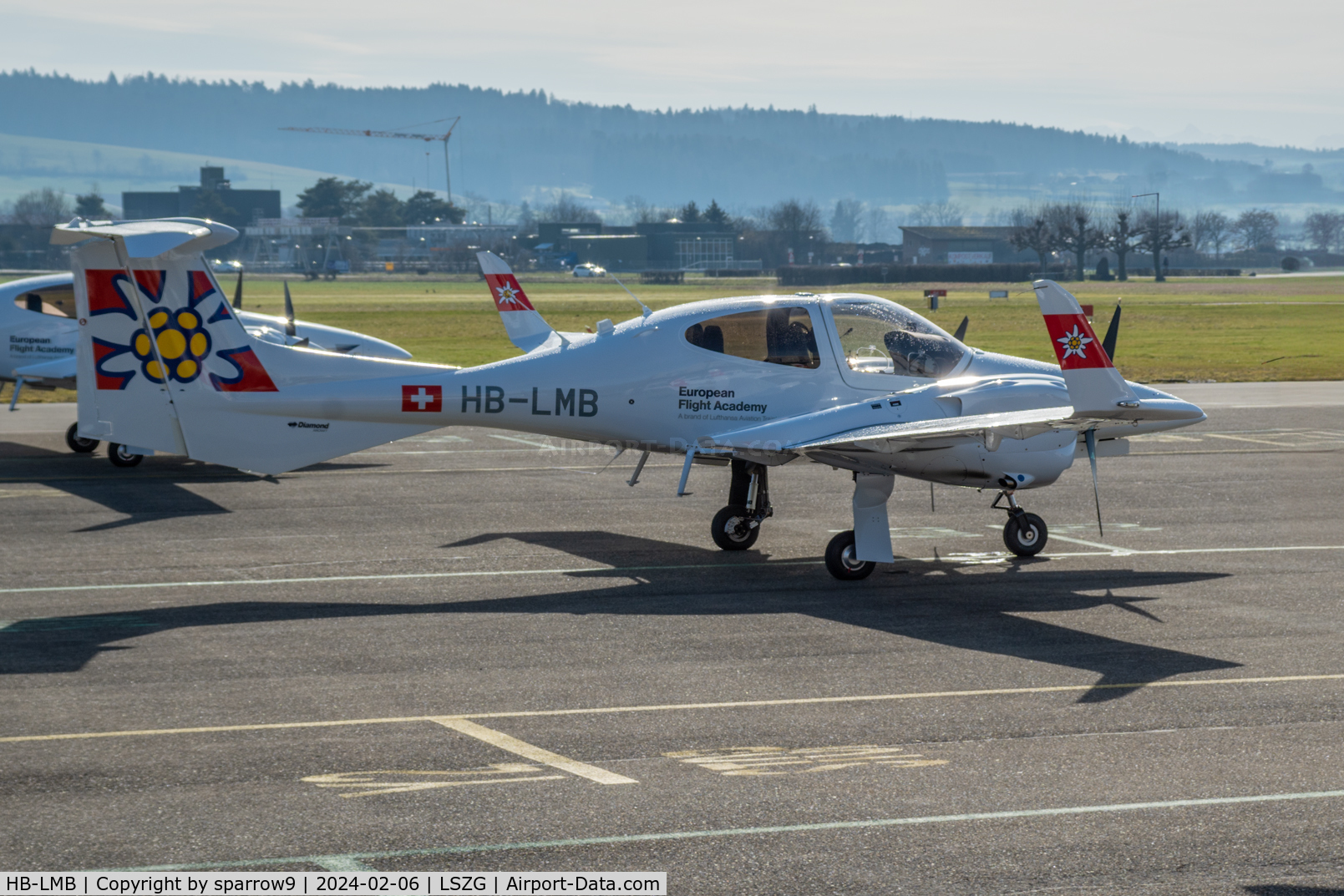 HB-LMB, 2023 Diamond DA-42 NG Twin Star C/N 42.N529, Delivered to the school to-day