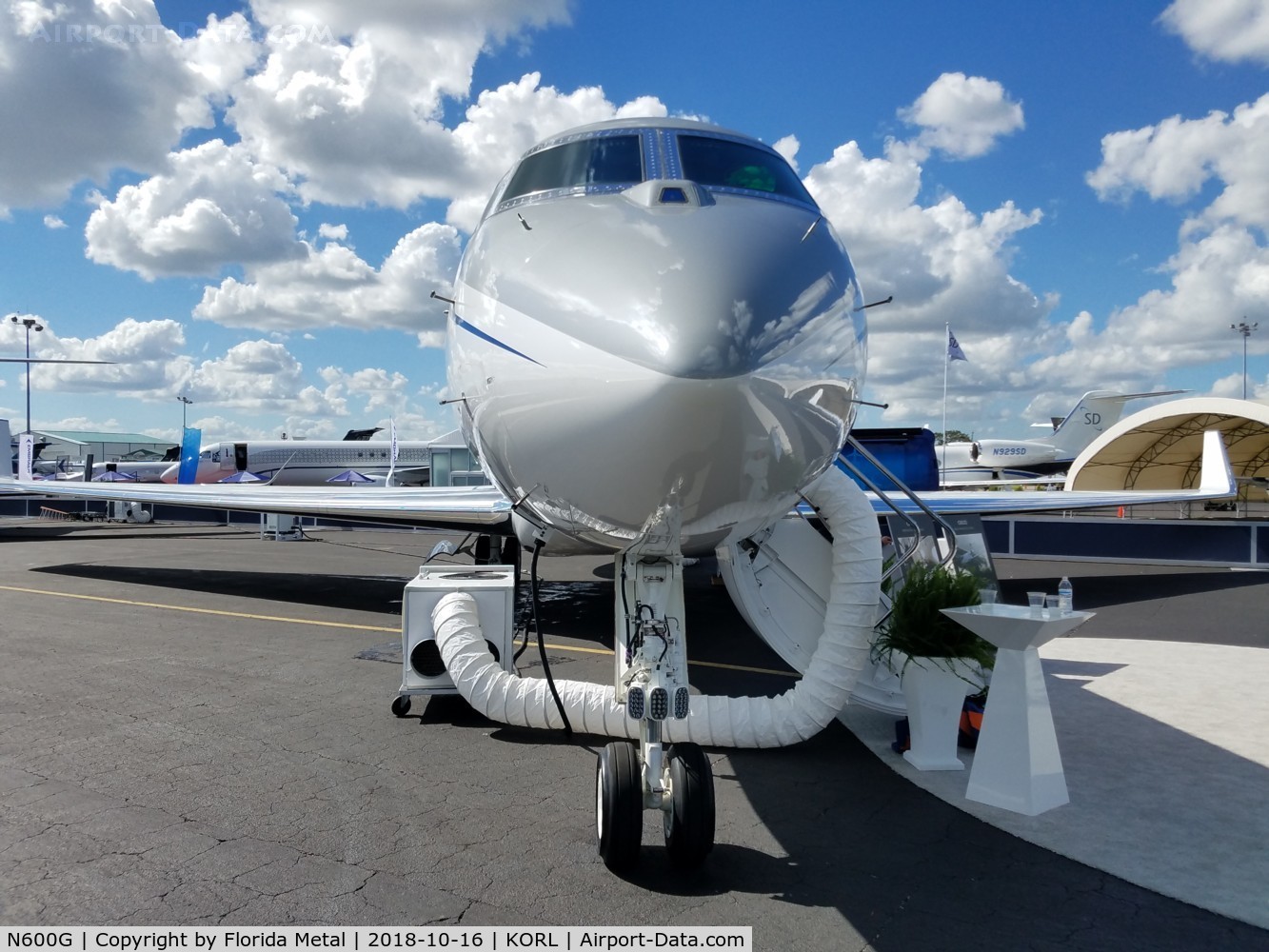 N600G, 2016 Gulfstream Aerospace GVII-G600 C/N 73005, NBAA 2018 zx