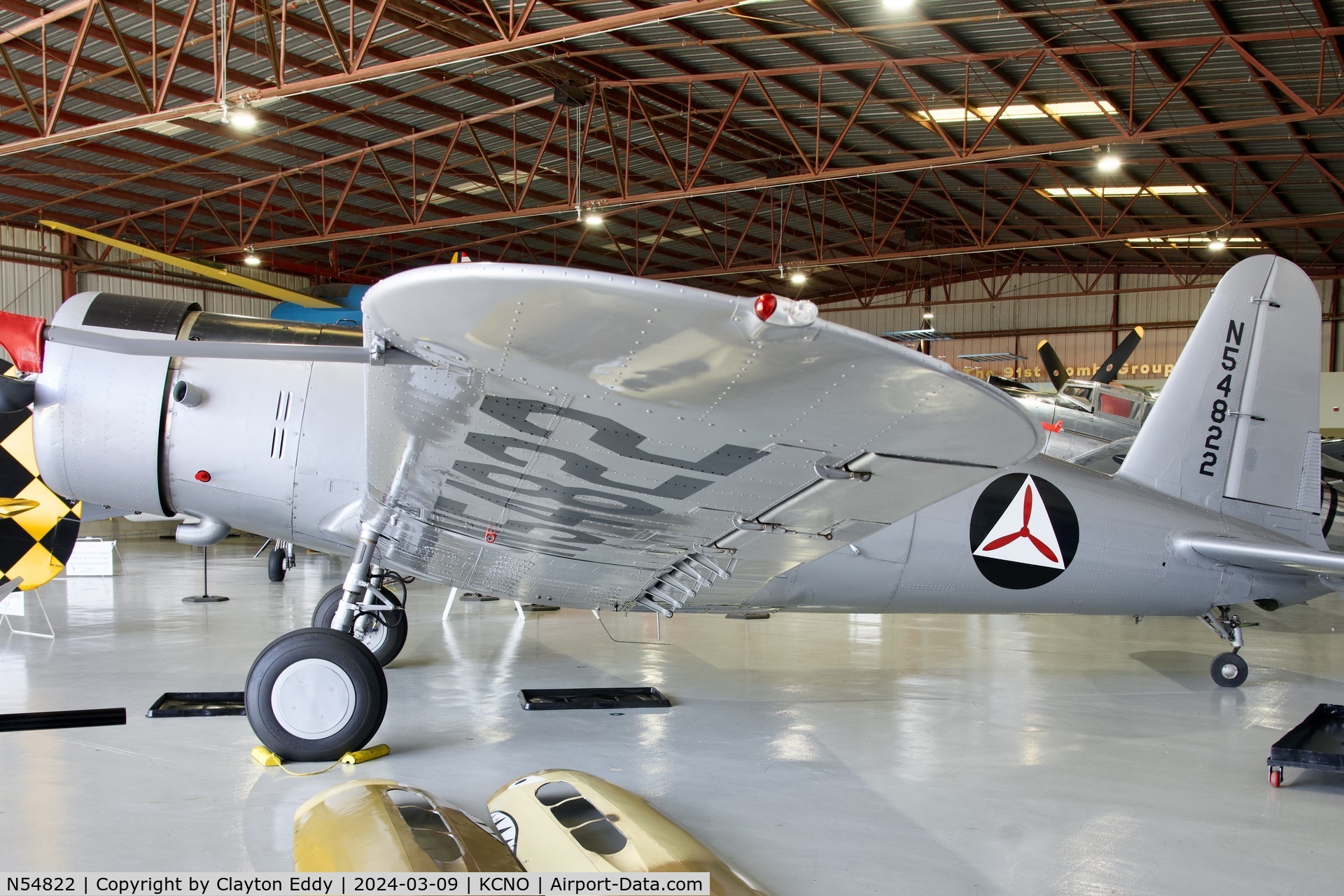 N54822, 1944 Convair BT-13B C/N 79-947, Planes of Fame Chino airport in California 2024.