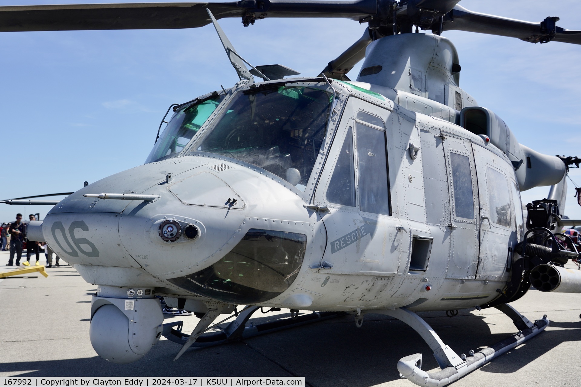 167992, Bell UH-1Y Venom C/N 55120/Y32, Travis AFB airshow California 2024.