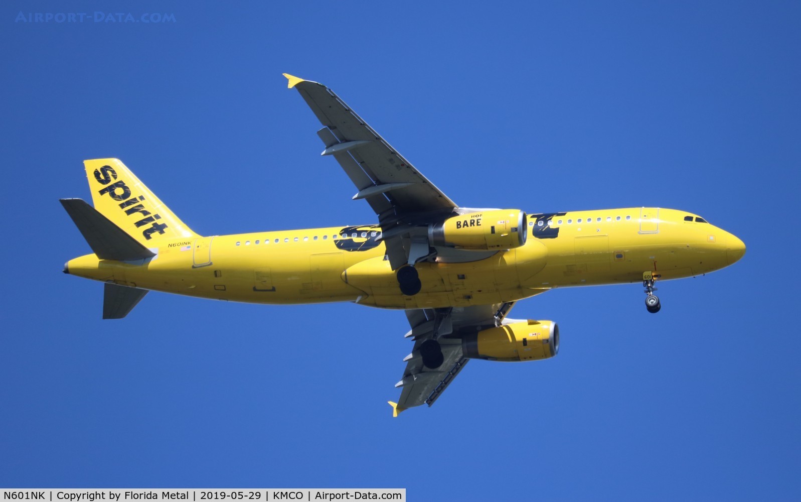 N601NK, 2010 Airbus A320-232 C/N 4206, NKS A320 yellow zx ORD-MCO