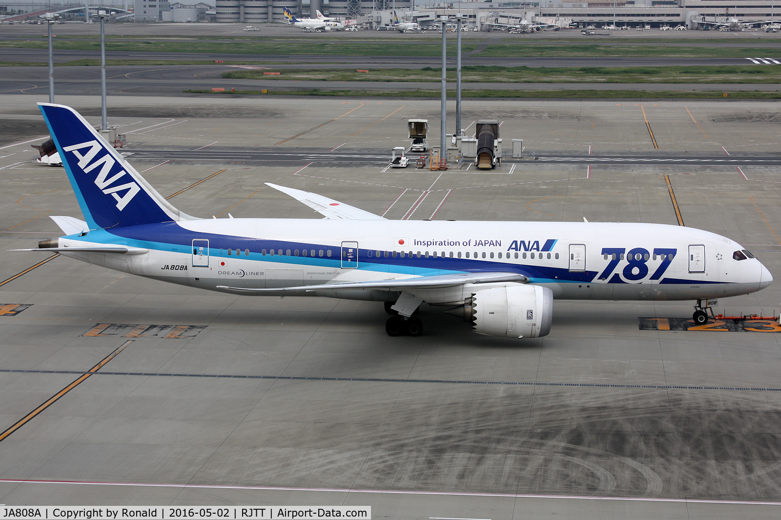 JA808A, 2012 Boeing 787-8 Dreamliner C/N 34490, at hnd