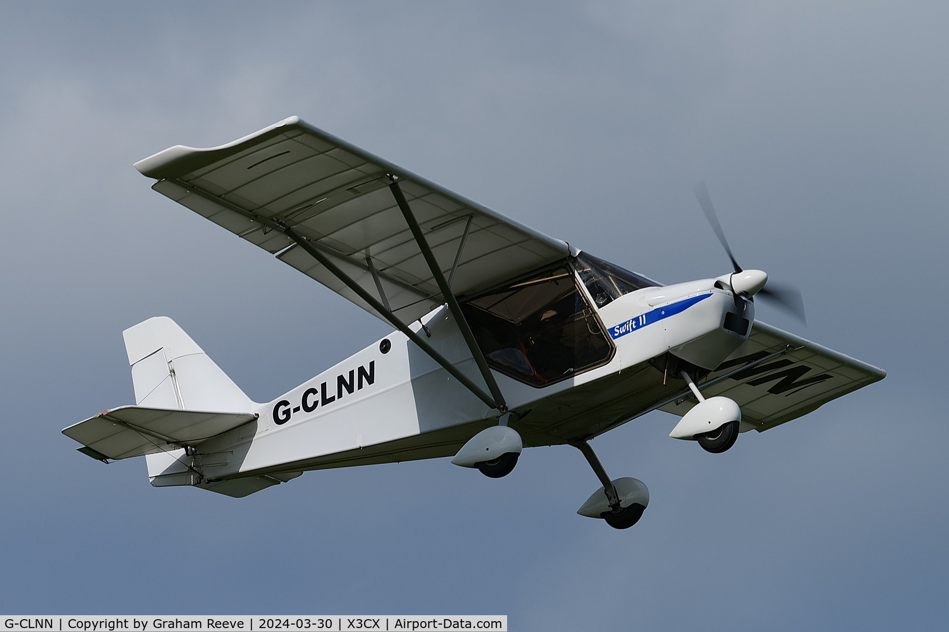 G-CLNN, 2020 Skyranger Swift 912(1) C/N BMAA/HB/711, Departing from Northrepps.