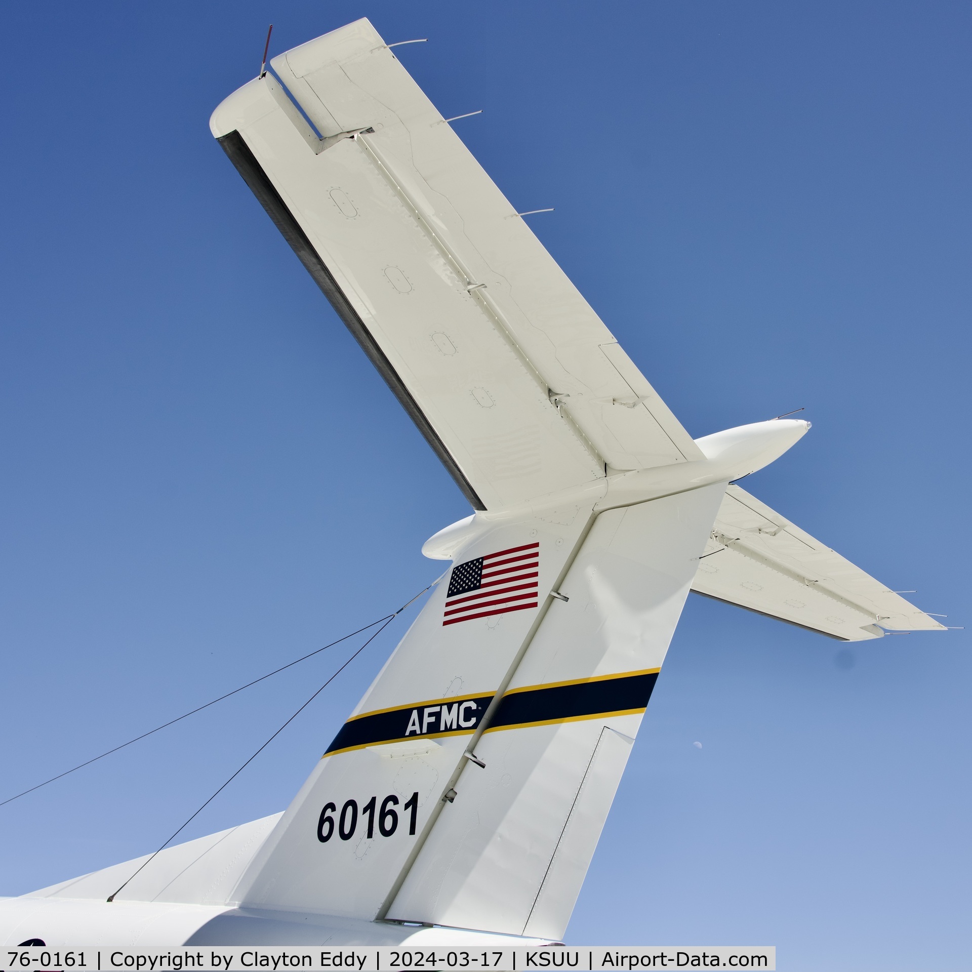 76-0161, 1976 Beech C-12C Huron C/N BD-018, Travis AFB airshow California 2024.