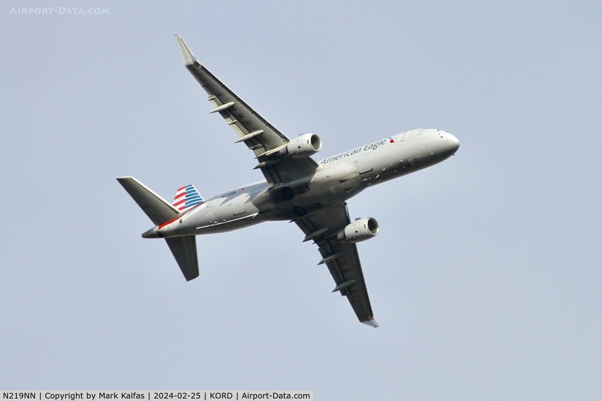 N219NN, 2015 Embraer 175LR (ERJ-170-200LR) C/N 17000522, E75L Envoy Air/American Eagle EMBRAER ERJ 170-200 LR  N219NN ENY3317 ORD-XNA