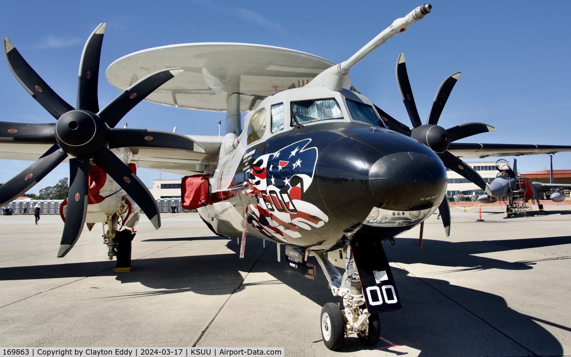 169863, Northrop Grumman E-2D Advanced Hawkeye C/N NE 600, Travis AFB airshow California 2024.