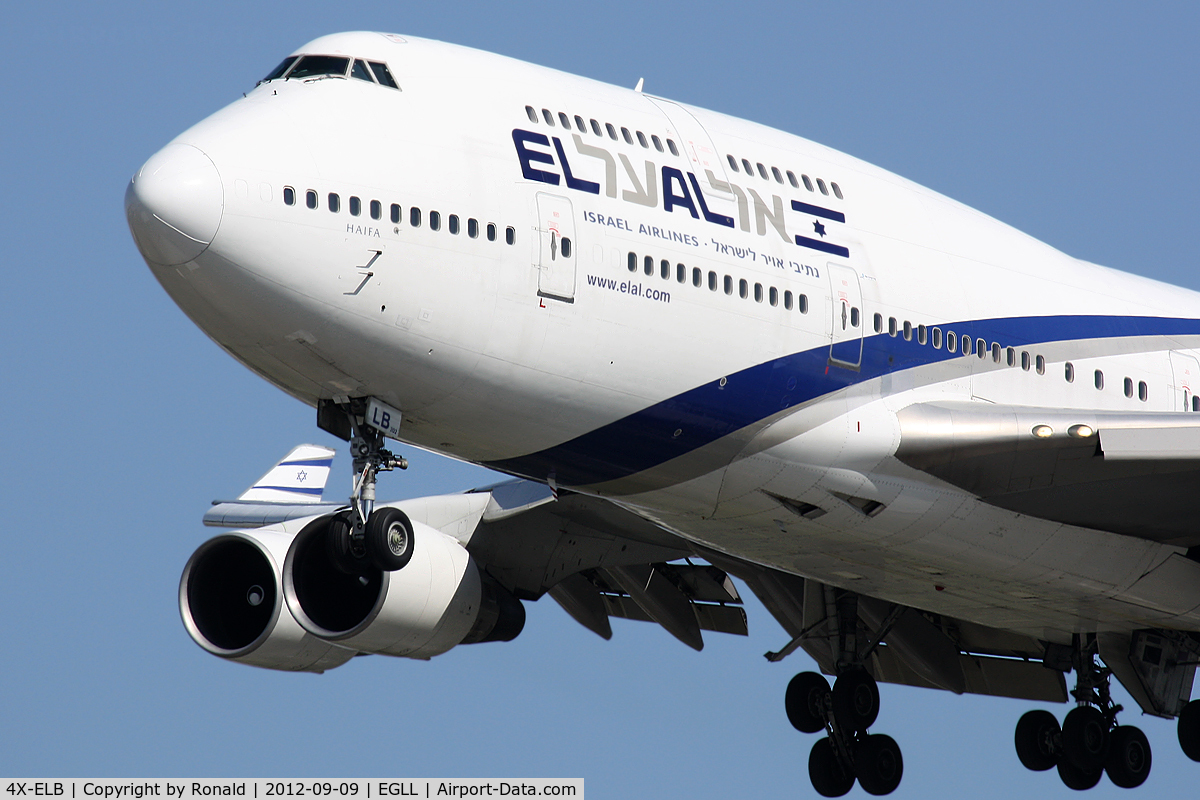 4X-ELB, 1994 Boeing 747-458 C/N 26056, at lhr