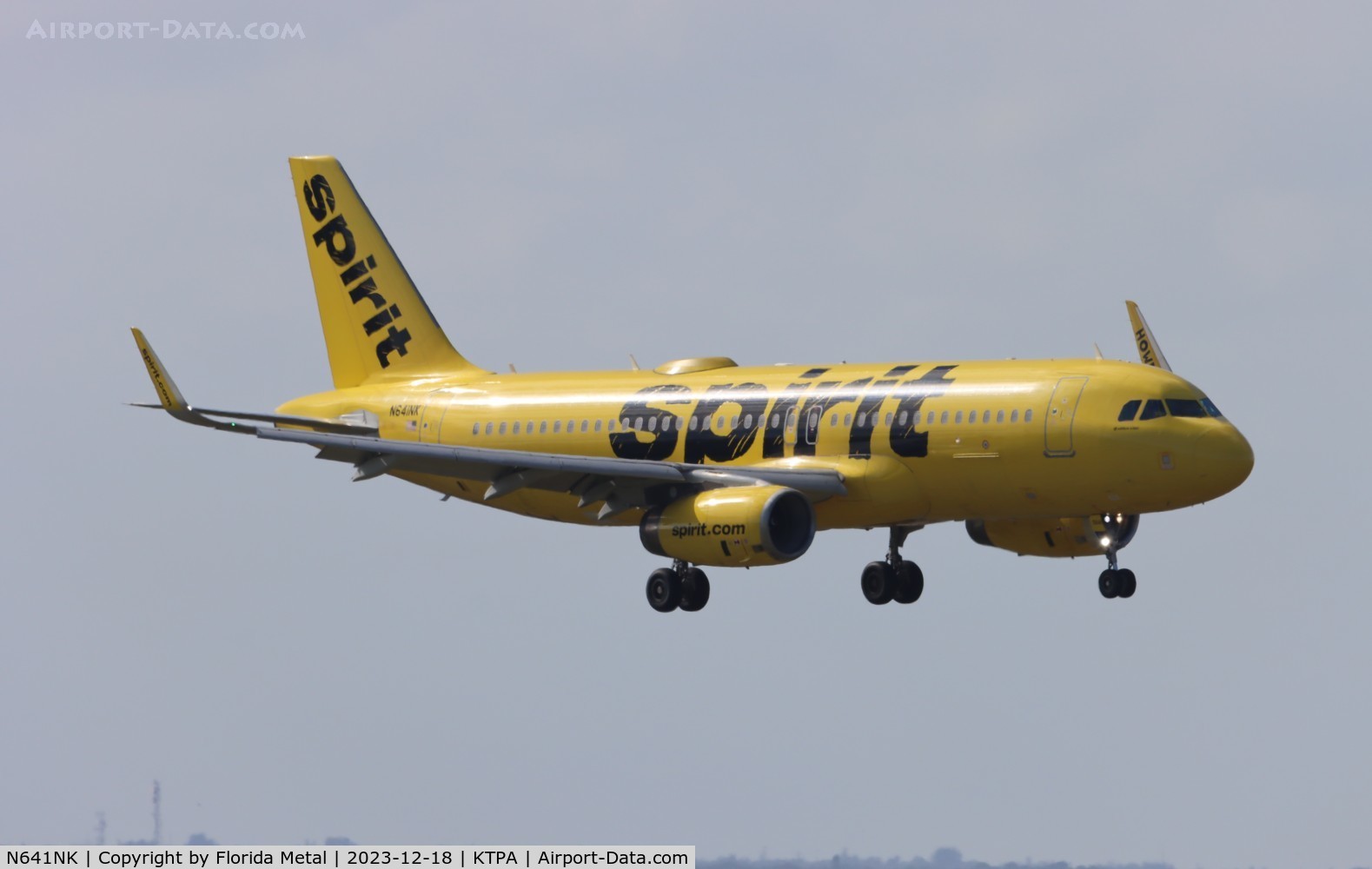 N641NK, 2015 Airbus A320-232 C/N 6566, NKS A320 yellow zx PIT-TPA