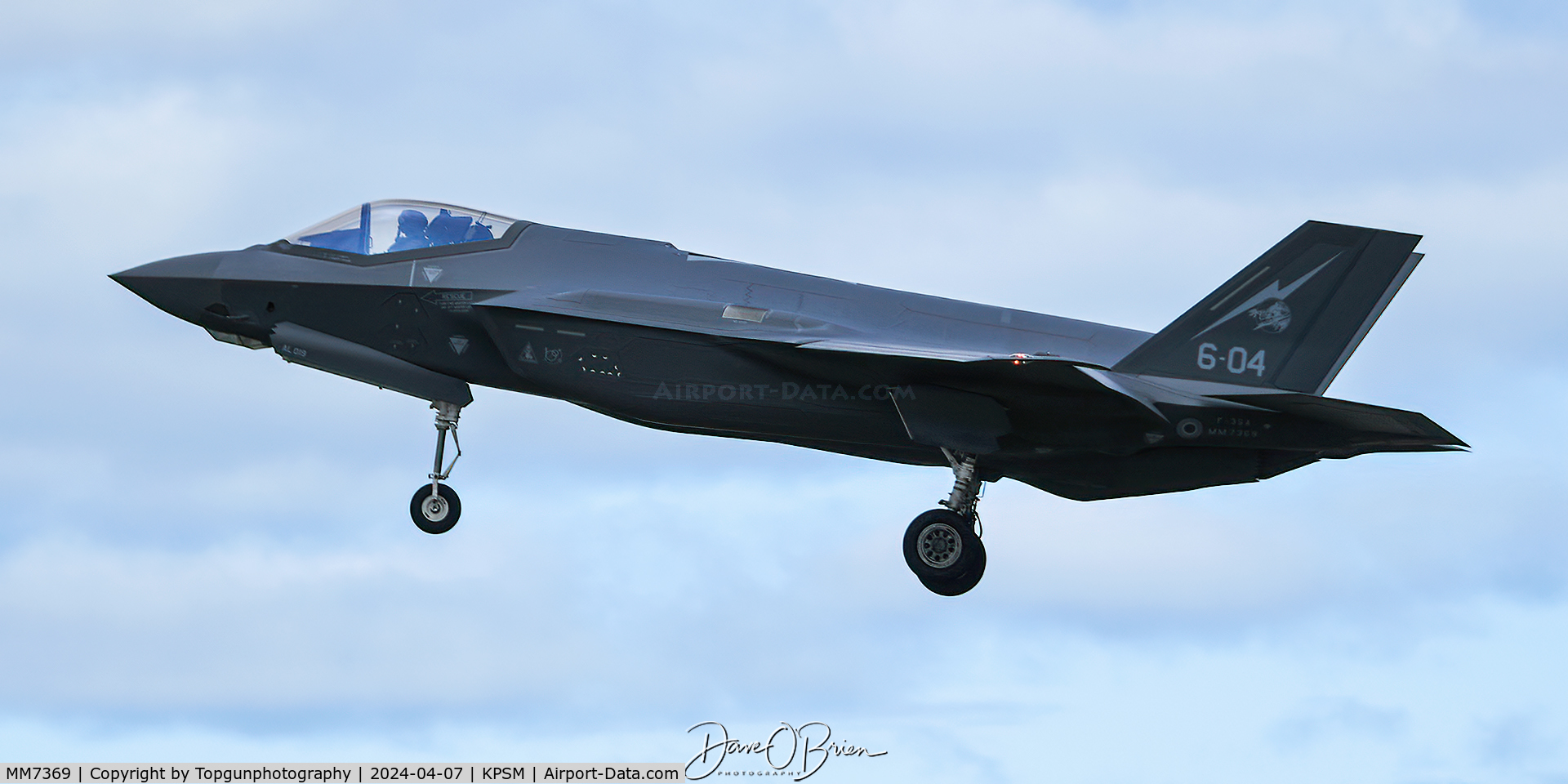 MM7369, Lockheed Martin F-35A Lightning II C/N AL-19, IAM0603 3rd one from first group of 35's landing