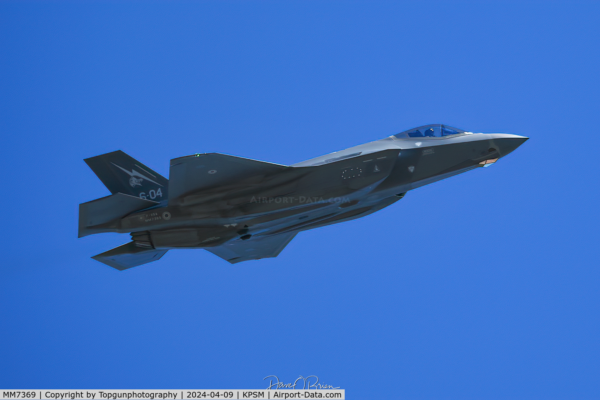MM7369, Lockheed Martin F-35A Lightning II C/N AL-19, IAM0603 closes out the 1st group's departure