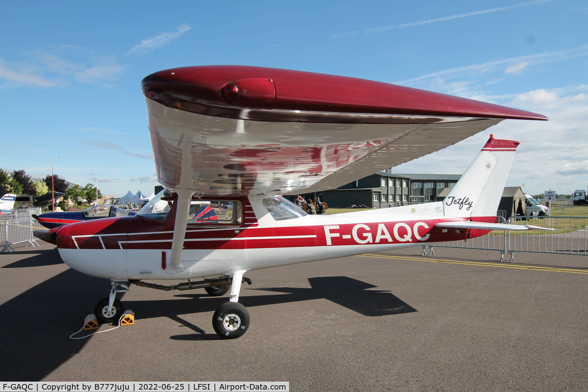 F-GAQC, Reims F150M C/N 1420, during Saint-Dizier airshow 2022