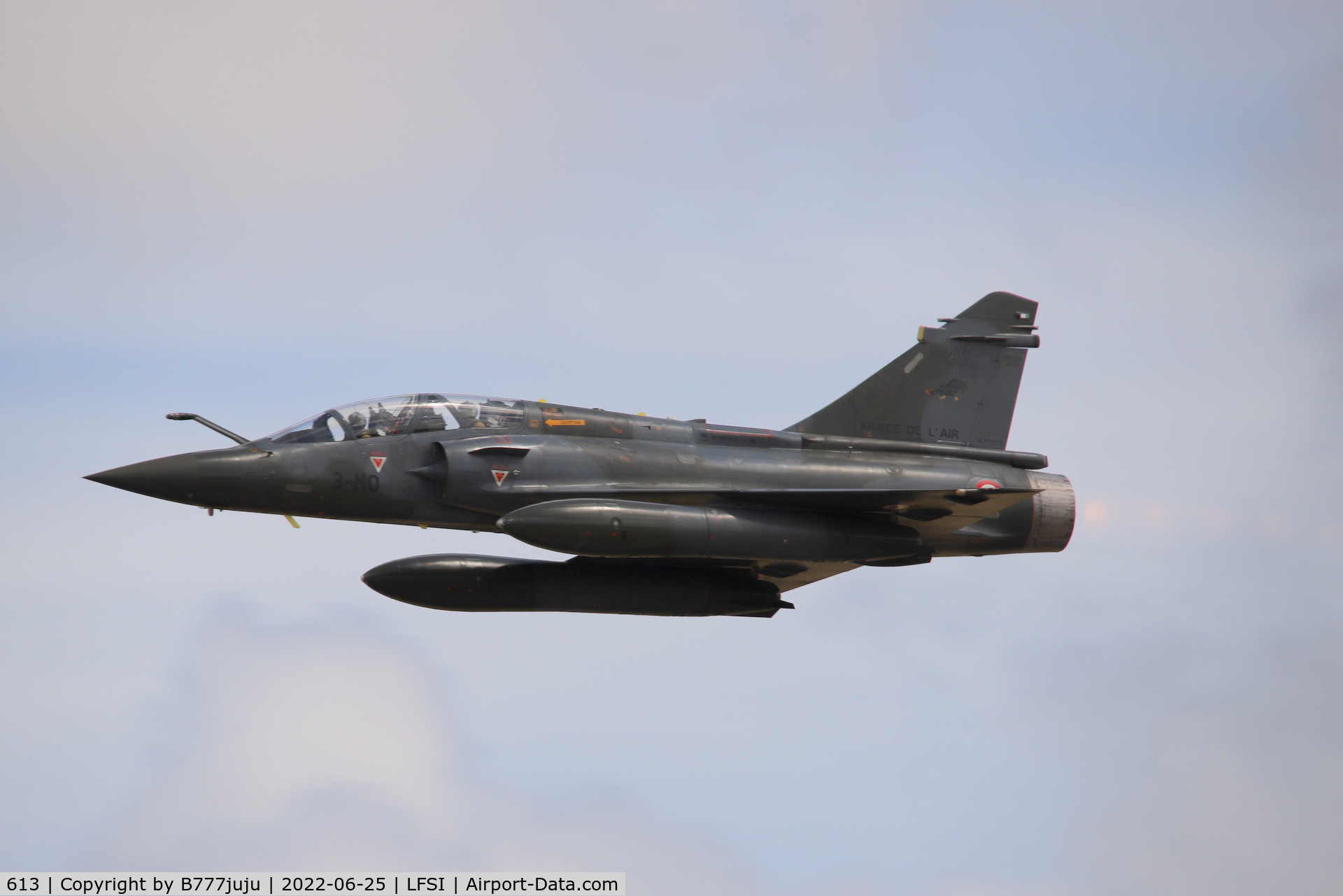 613, Dassault Mirage 2000D C/N 410, during Saint-Dizier airshow 2022