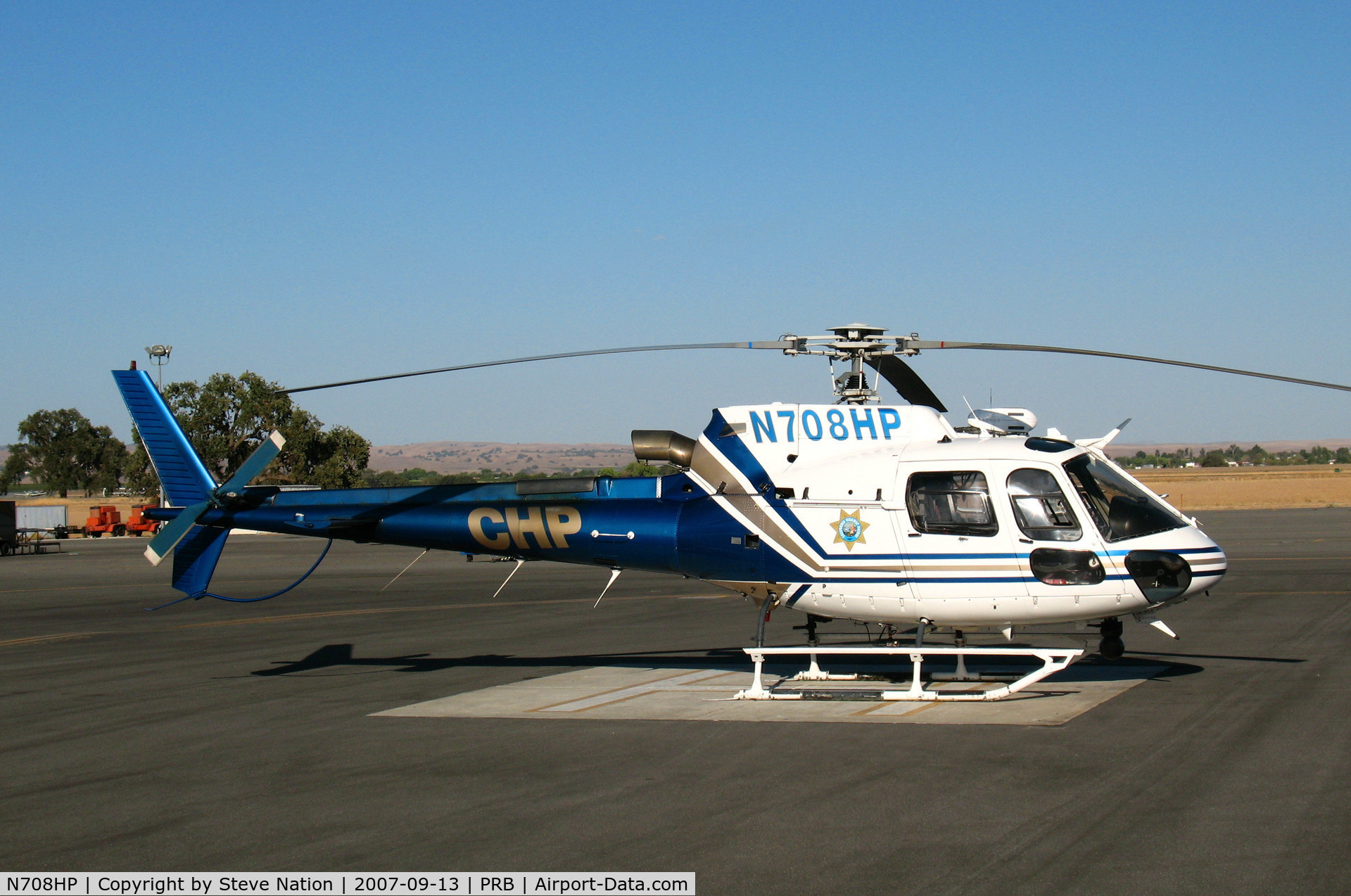California Highway Patrol Helicopter. Image: Airport Data