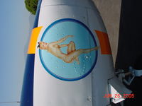 N5348K @ EMT - Close-up of the nose art. - by Eric Martin