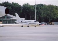 N42SK @ EGLF - Falcon 50 on Ground Farnborough - by Syed Rasheed