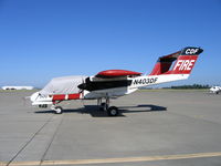 N403DF @ MCC - CDF OV-10A lead plane #500 on CDF ramp at McClellan AFB, CA (used as spare) - by Steve Nation