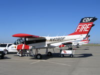 N408DF @ MCC - CDF OV-10A lead plane #230 on CDF ramp at McClellan AFB, CA - by Steve Nation