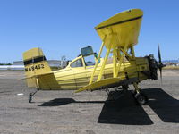 N48452 @ O08 - Valley Flying Service Ag-Cat during rice planting season at Colusa Airport, CA - by Steve Nation