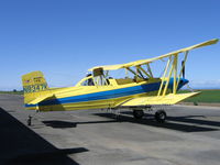 N8347K @ 32CL - Bob's Flying Service Turbo Ag-Cat rigged for spraying at airstrip N of Knight's Landing, CA - by Steve Nation