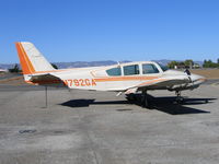 N792GA @ 2Q3 - John Cavanagh 2000 Grumman American GA-7 Cougar at Yolo County Airprt, CA (note damage) - by Steve Nation