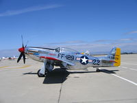 N151SE @ MER - P-51D 44-73129 FF-129 Race #22 Merlin's Magic at West Coast Formation Clinic - by Steve Nation