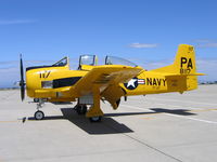 N88AW @ MER - T-28B BuAer 138117 PA/117 @ West Coast Formation Clinic - by Steve Nation