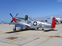 N334FS @ MER - P-51D at WCFC - by Steve Nation