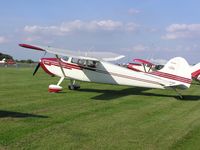 N2366D @ EGBS - Cessna 170 at Turweston - by Simon Palmer