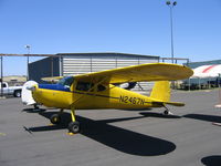 N2467N @ MCE - Steven Spinelli's 1947 Cessna 140 at Merced, CA - by Steve Nation