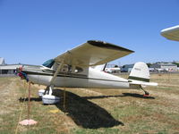 N2837D @ MCE - 1949 Cessna 140A at Merced, CA - by Steve Nation