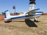 N4600B @ MCE - beautiful 1955 Cessna 180 at Merced, CA - by Steve Nation