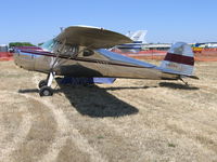 N3655V @ MCE - 1948 Cessna 140 at Merced, CA - by Steve Nation