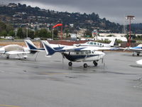 N11WS @ SQL - Frank Frauenhoff 1972 Cessna T337G at San Carlos, CA - by Steve Nation