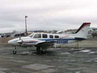 N233MC @ SQL - Solitaire Aviation LLC's 1985 Beech 58P at San Carlos, CA - by Steve Nation