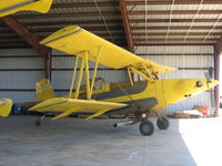 N6596K @ CL23 - Chuck Jones Flying Service 1978 Schweizer G-164C Ag-Cat rigged as duster at their Biggs, CA base