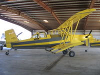 N6693K @ CL23 - Chuck Jones Flying Service 1978 Schweizer G-164C Ag-Cat rigged as sprayer at their Biggs, CA base