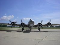 N5017N @ PIA - B-17G at Peoria, IL - by Bill Schneider