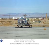 N3067G - Bell 47 Helocopter on ramp at Edwards Air Force Base, CA - by NASA, Public Domain