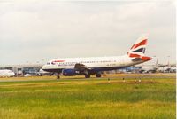 G-EUPG @ EGLL - British Airways A320 lining up RWY 27L - by Syed Rasheed