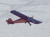 N43093 @ 3CM - Flying over the Saginaw Bay. January 2004 - by Taken from Champ 7EC