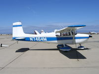 N7464M @ MER - 1959 Cessna 175 at former Castle AFB, Merced, CA - by Steve Nation