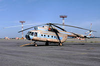 EX-2592D @ FRU - airworthy Kyrgyzstan Airlines Mil Mi-8 at Bishkek Manas Airport - by Mo Herrmann