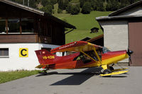 HB-KDM @ LSGK - Gstaad Airfield, Maule with skis - by Mo Herrmann