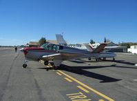N8700A @ SZP - 1949 Beech A35 BONANZA Continental E-185, Tip tanks - by Doug Robertson