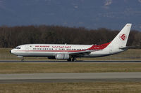 7T-VJO @ GVA - Air Algerie Boeing 737-800 at Geneva