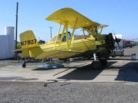 N7807 @ 13CL - Dixon Aviation 1974 Grumman-Schweizer G-164A Ag-Cat  rigged for spraying @ Maine-Prairie airstrip south of Dixon, CA